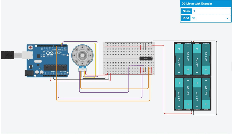 DC motor with Encoder