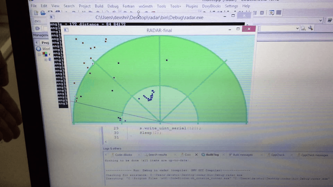 Indoor Radar Using Ultrasound