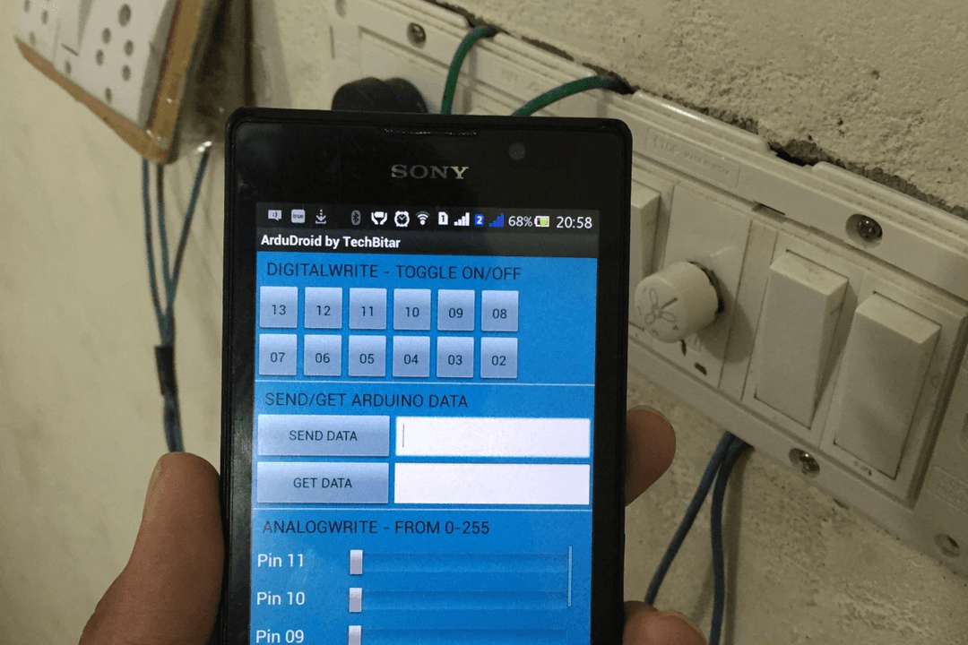 Room Automation using Bluetooth